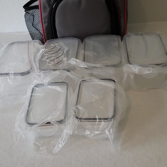 NIB ACTIV8 FITPAK MEAL PREP COOLER BAG SET 12 PIECE SET - Picture 4 of 9